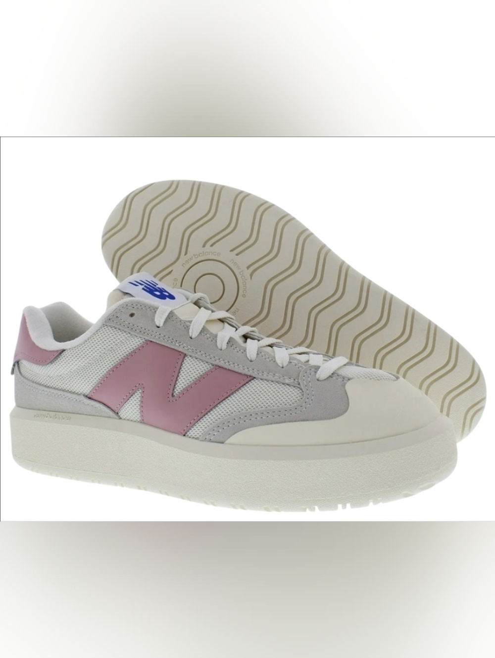 New Balance Women’s Pink & Gray Platform Sneaker
